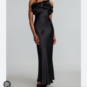 Dynamite x Nitsan Elizabeth Ruffle Off the Shoulder Maxi Dress